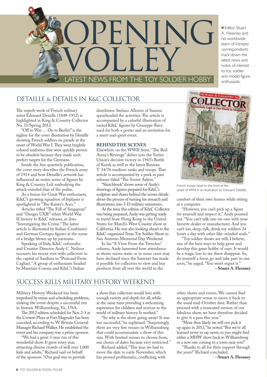 Toy Soldier & Model Figure Preview Pages