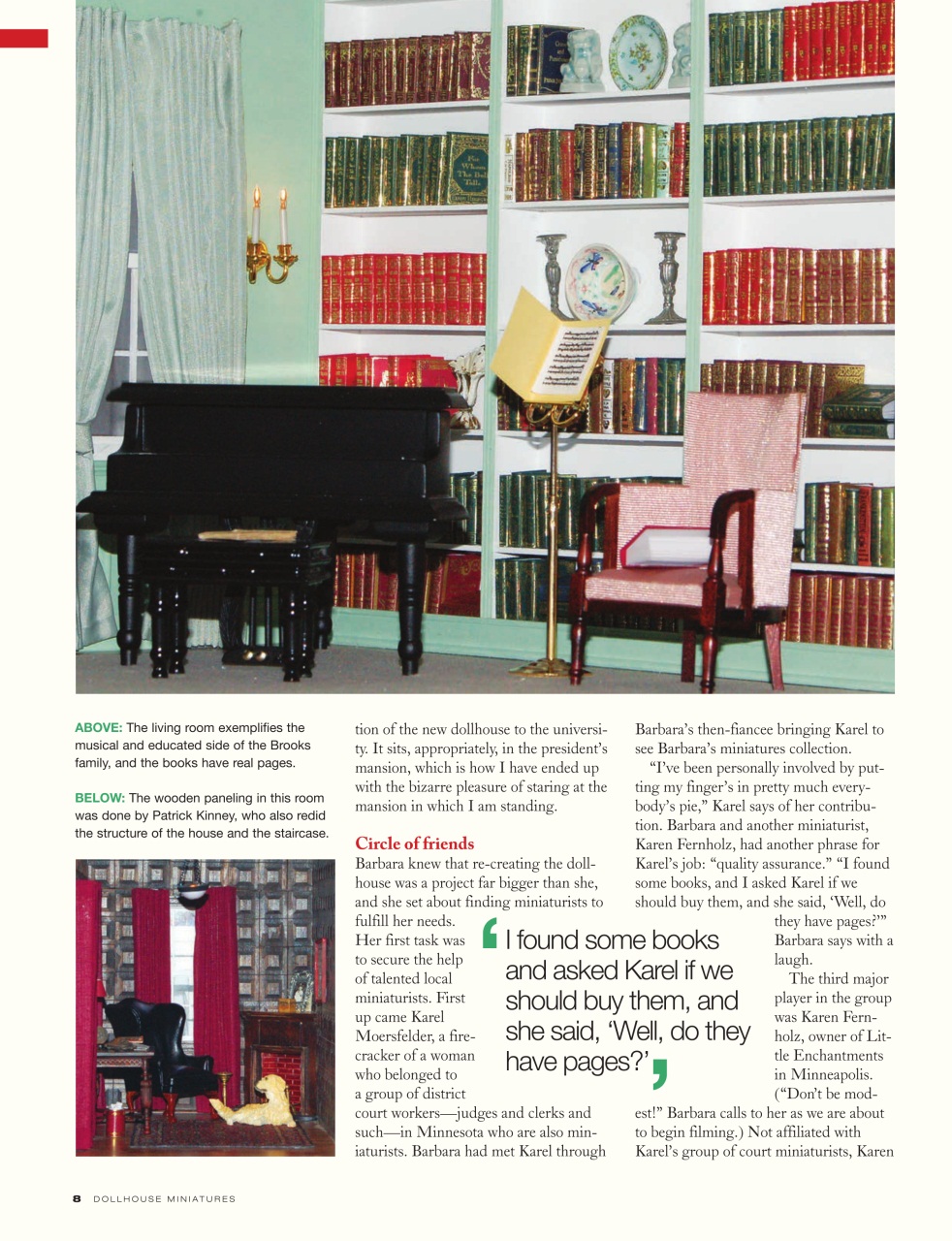 Dollhouse Miniatures Preview Pages