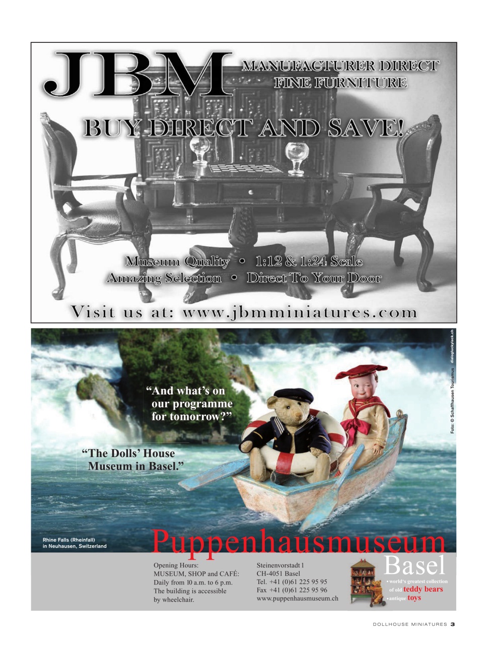 Dollhouse Miniatures Preview Pages