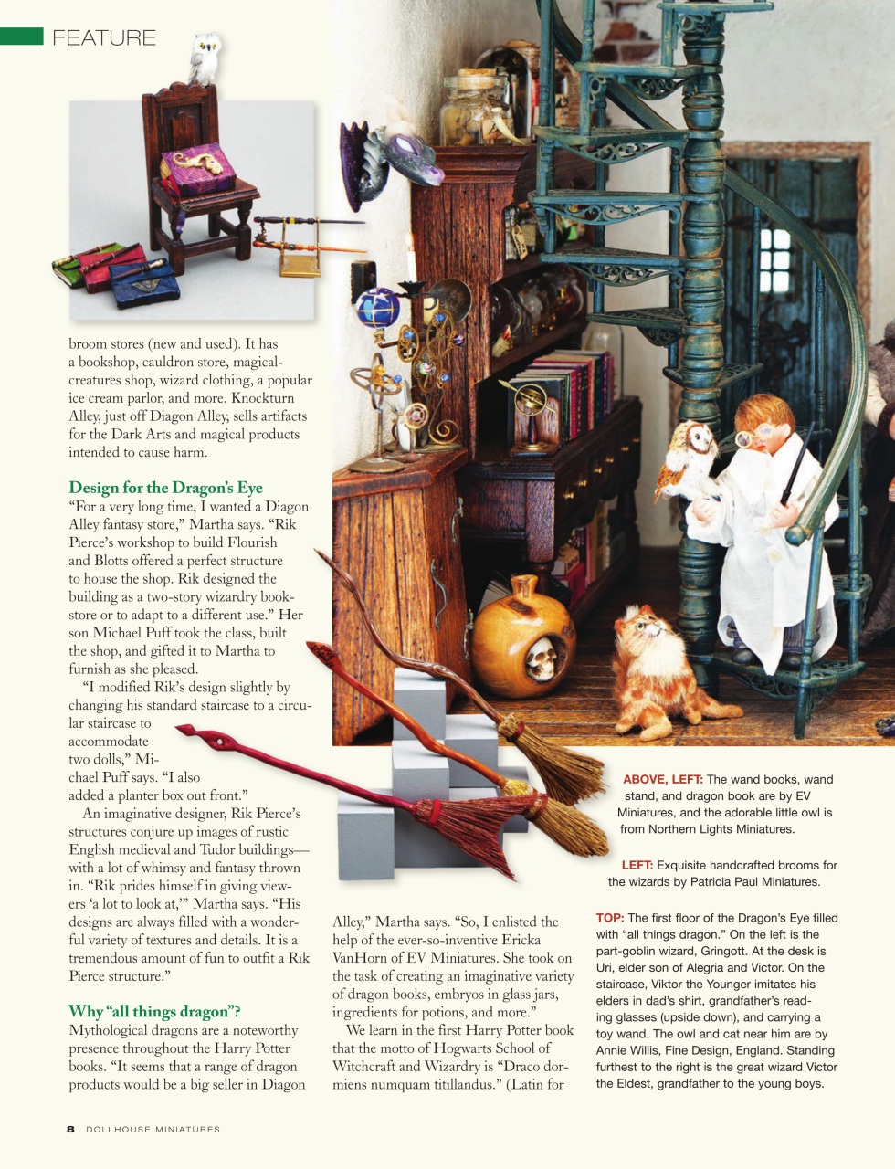 Dollhouse Miniatures Preview Pages