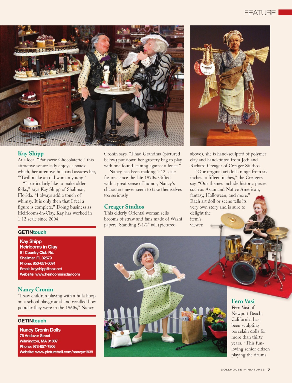 Dollhouse Miniatures Preview Pages