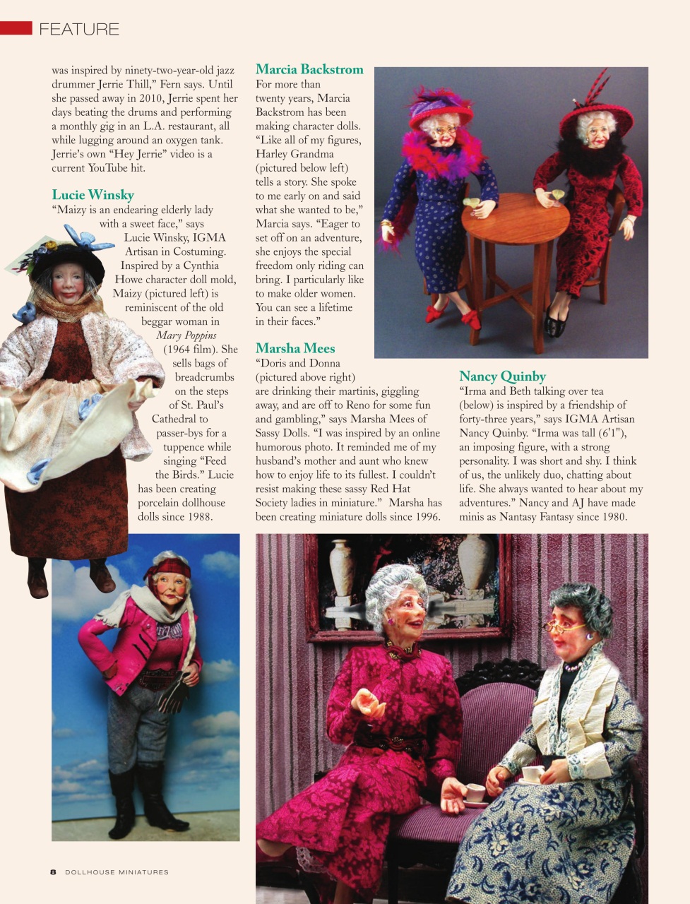 Dollhouse Miniatures Preview Pages