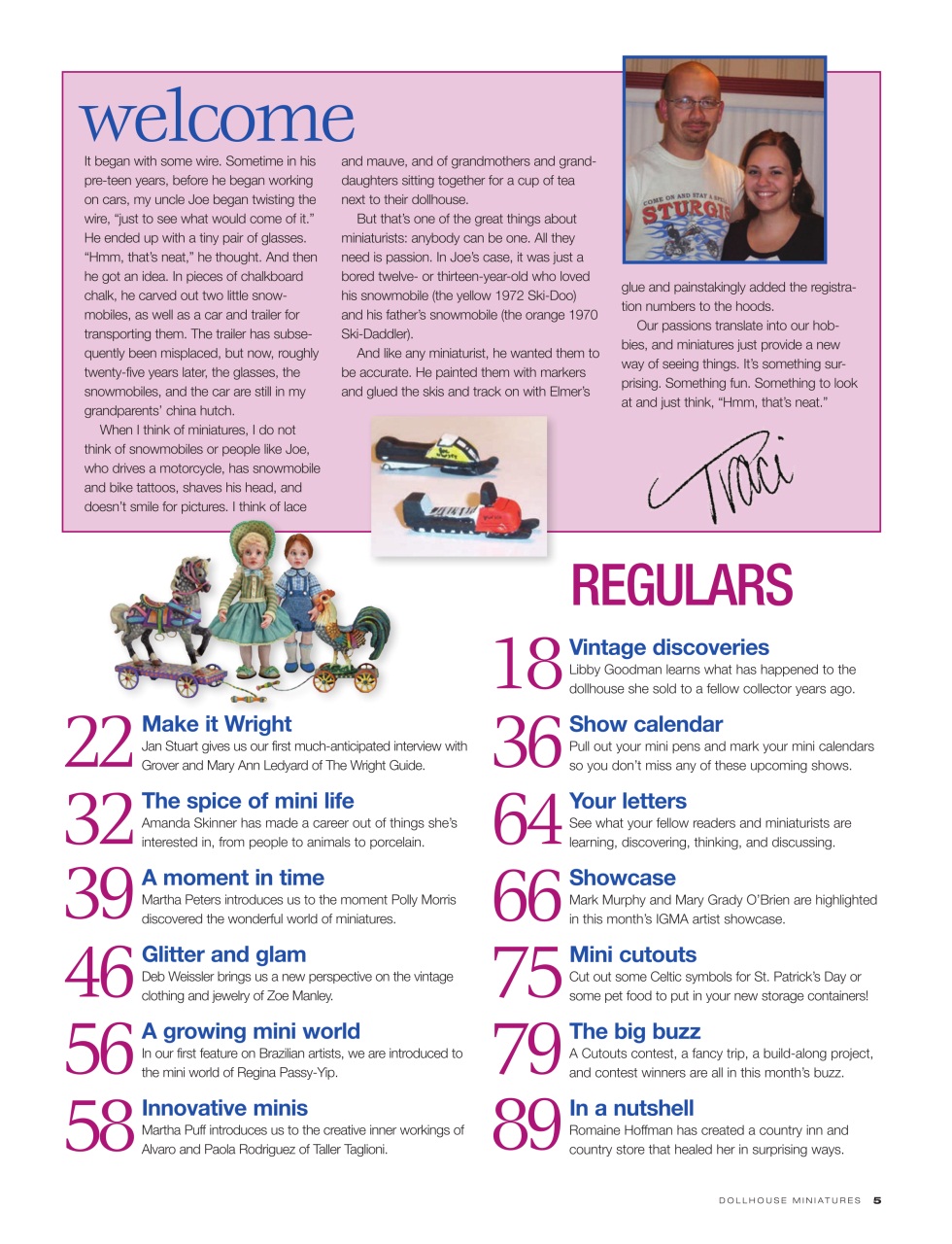 Dollhouse Miniatures Preview Pages