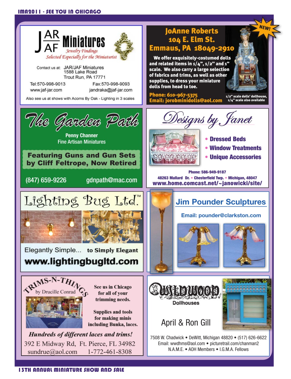 Dollhouse Miniatures Preview Pages
