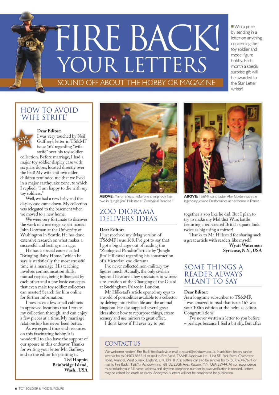 Toy Soldier & Model Figure Preview Pages