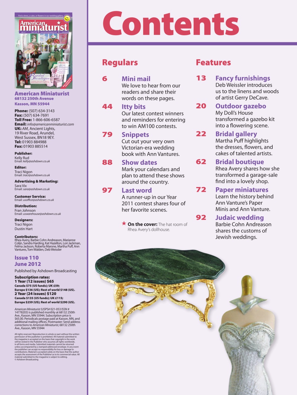 American Miniaturist Preview Pages