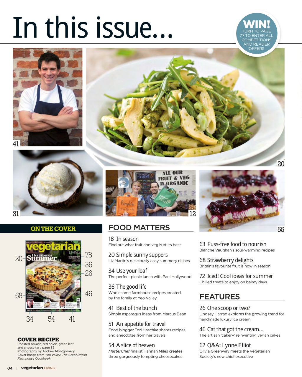 Vegetarian Living Preview Pages