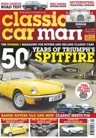 Classic Car Mart issue Classic Car Mart January 2013