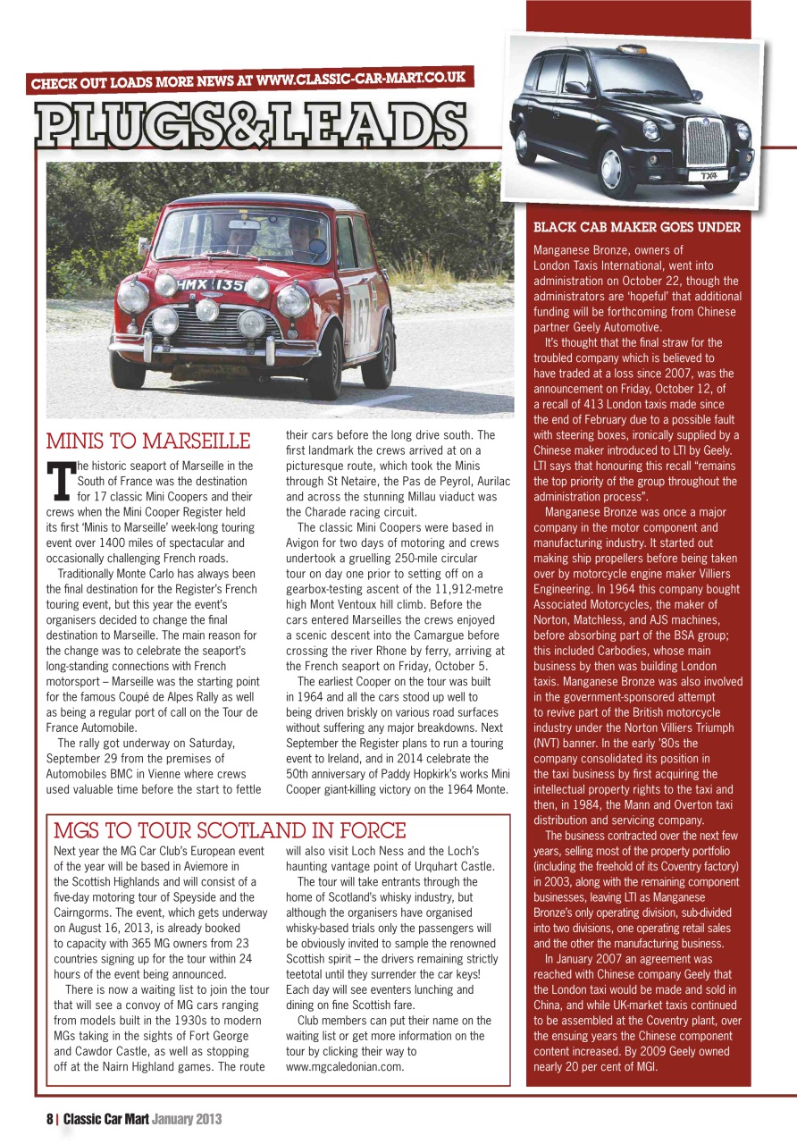 Classic Car Mart Preview Pages