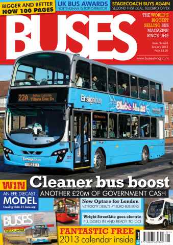 Buses Magazine issue January 2013