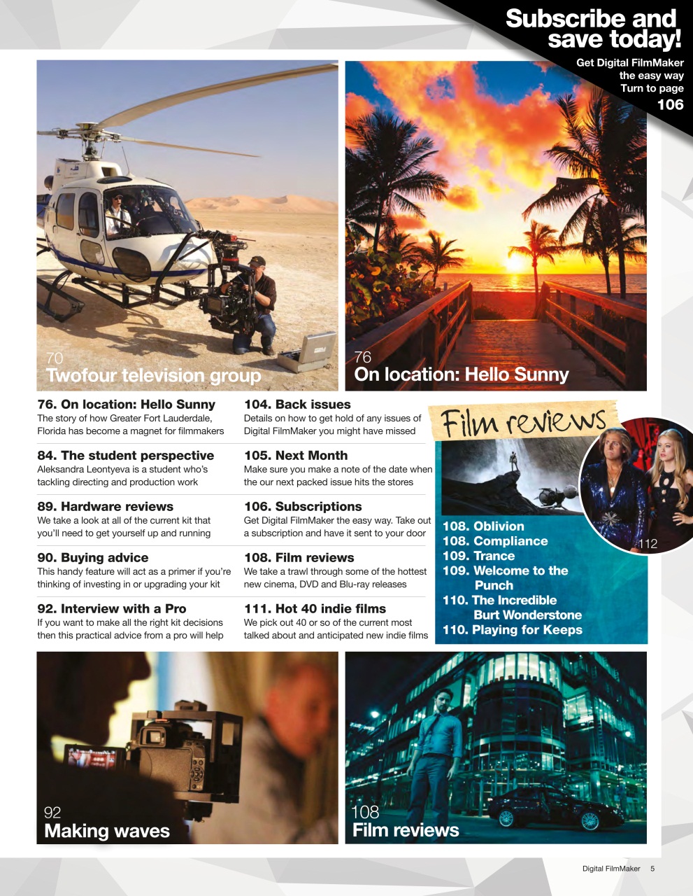 Digital FilmMaker Preview Pages