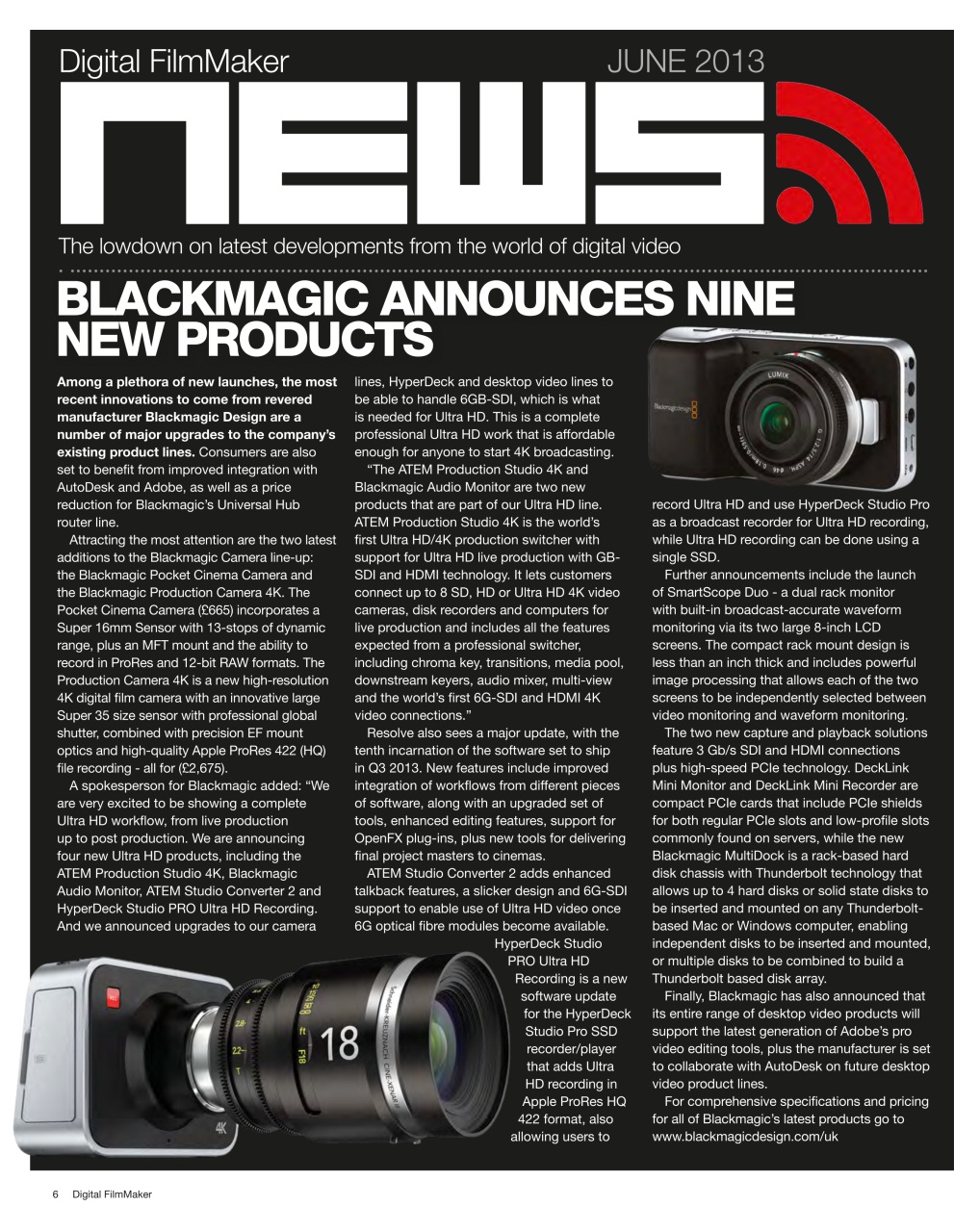 Digital FilmMaker Preview Pages