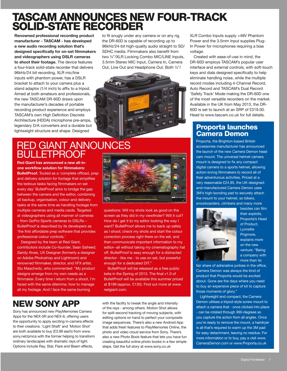 Digital FilmMaker Preview Pages