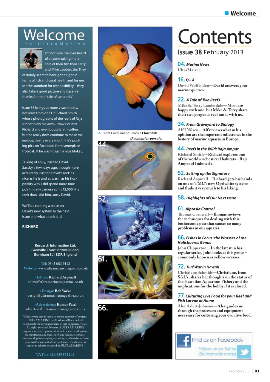 UltraMarine Magazine Preview Pages