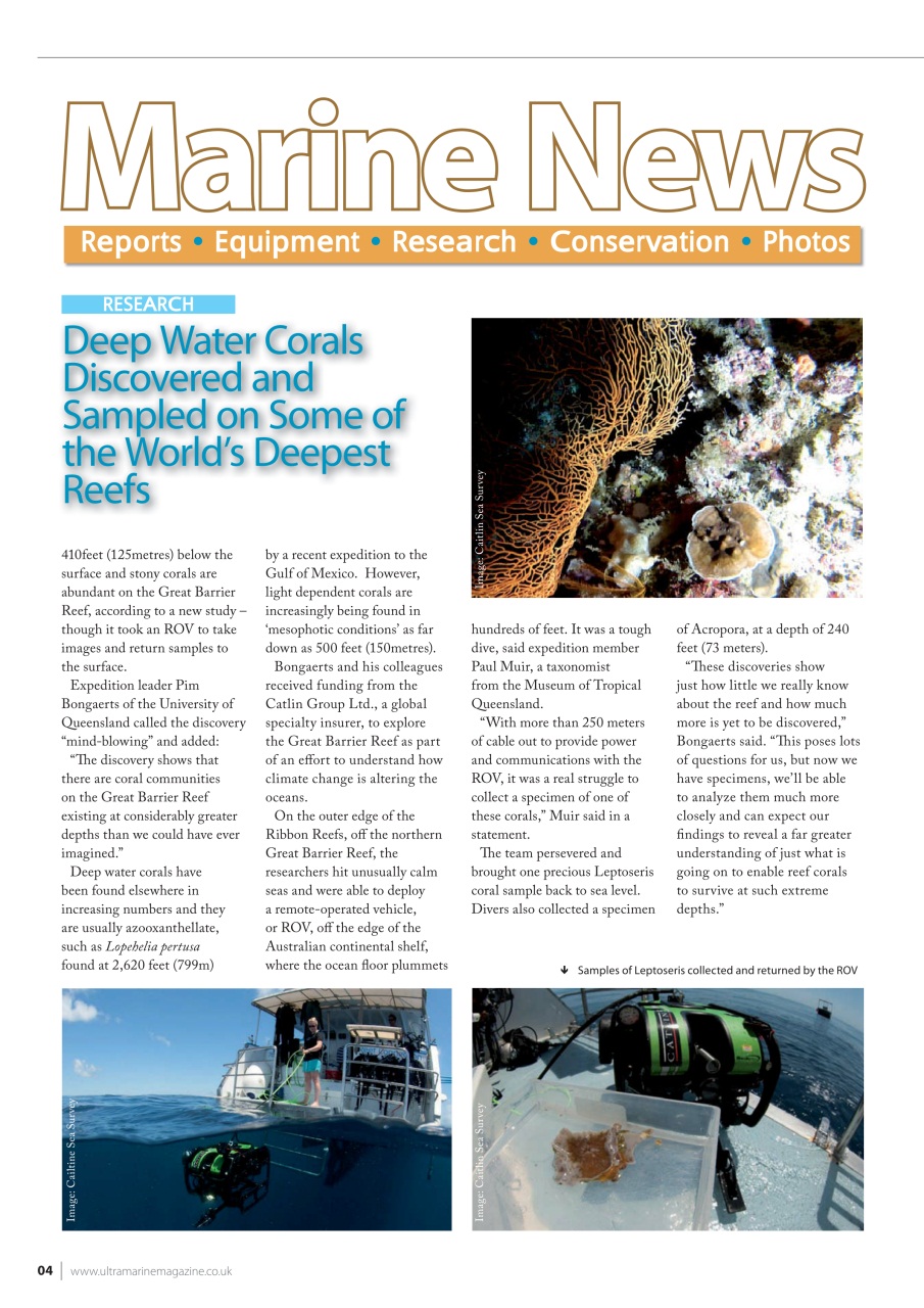 UltraMarine Magazine Preview Pages