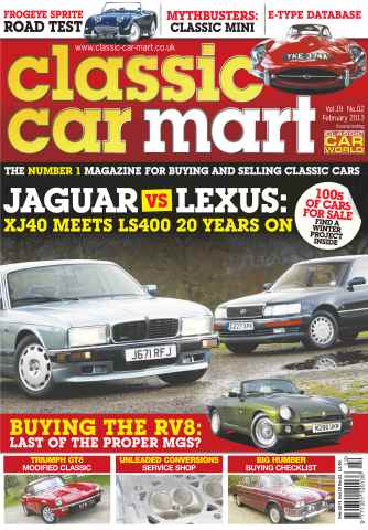 Classic Car Mart issue Classic Car Mart February 2013