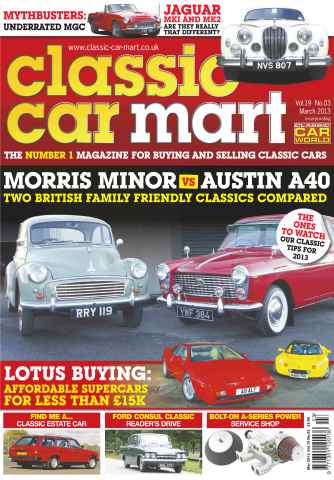 Classic Car Mart issue Classic Car Mart March 2013