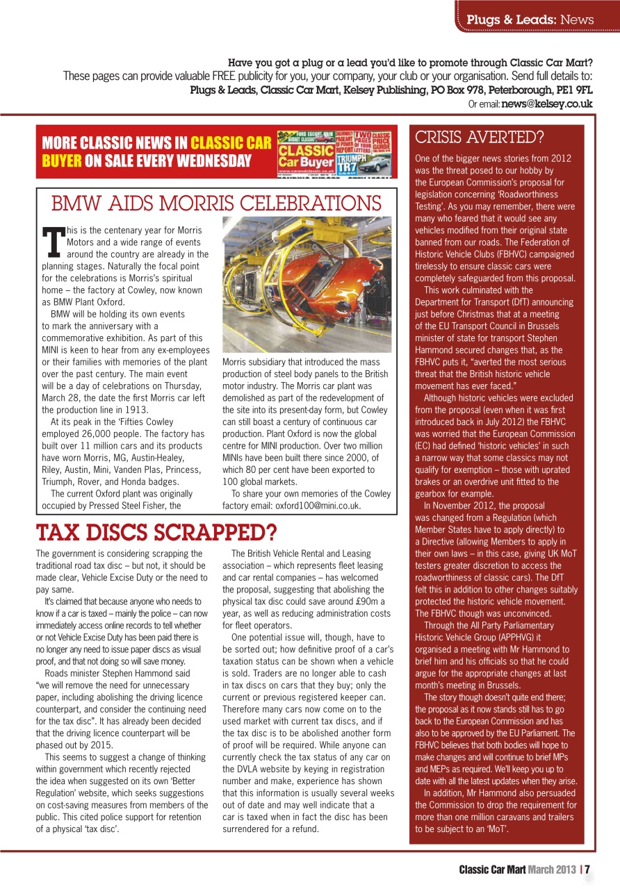 Classic Car Mart Preview Pages