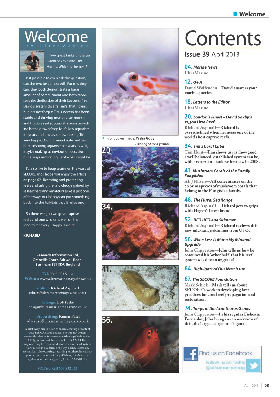 UltraMarine Magazine Preview Pages