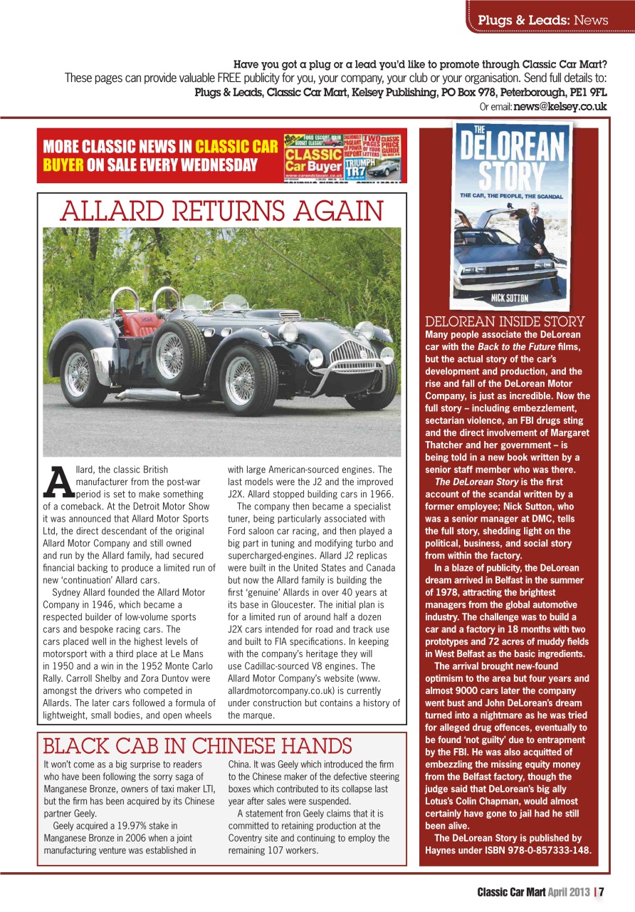 Classic Car Mart Preview Pages