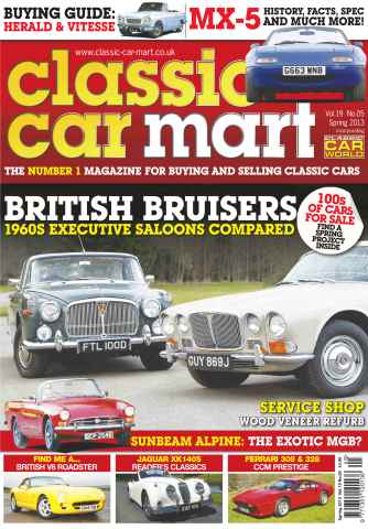 Classic Car Mart issue Classic Car Mart Spring 2013