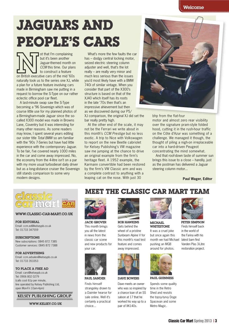 Classic Car Mart Preview Pages