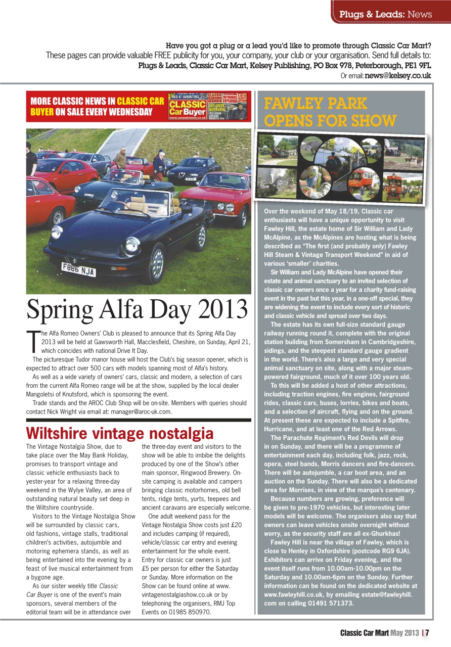 Classic Car Mart Preview Pages