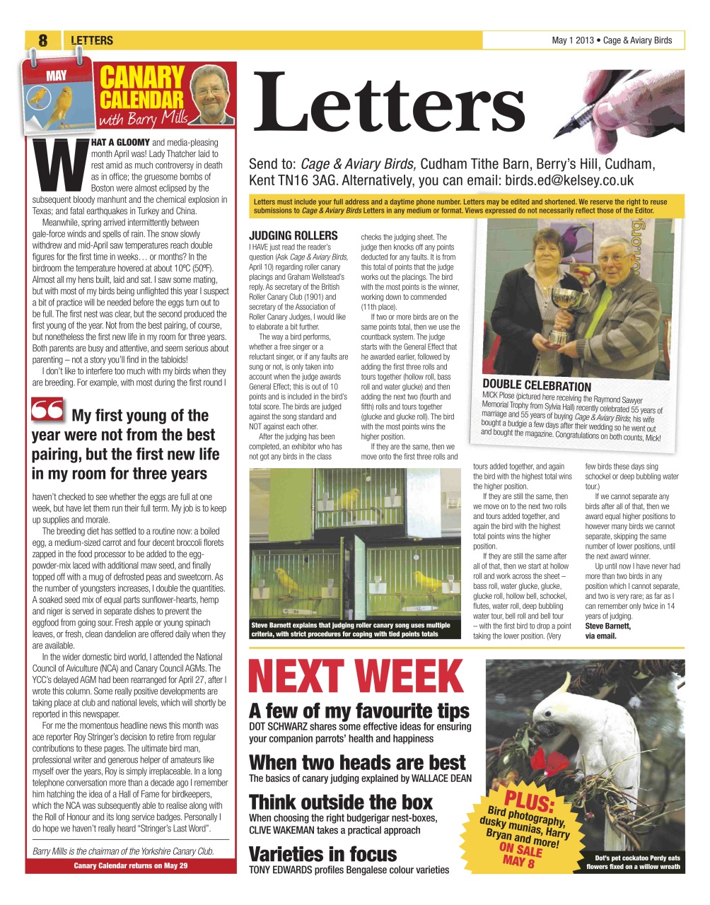 Cage & Aviary Birds Preview Pages