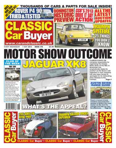 Classic Car Buyer issue CCB 1 May 2013