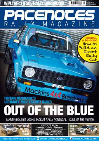Pacenotes Rally magazine issue Issue 111 - May 2013