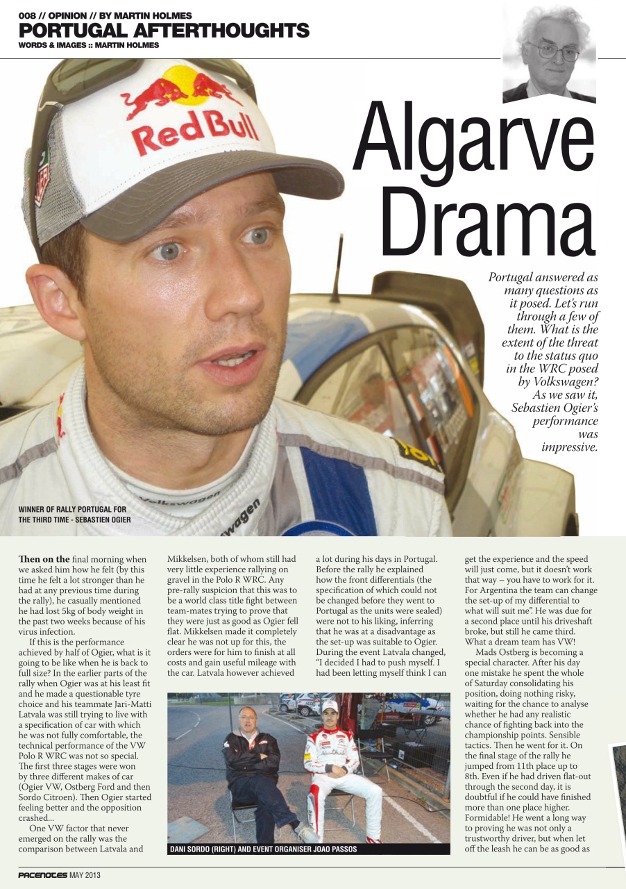 Pacenotes Rally magazine Preview Pages