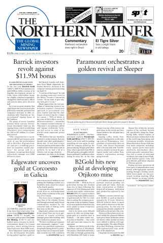 The Northern Miner issue Vol. 99 No. 11