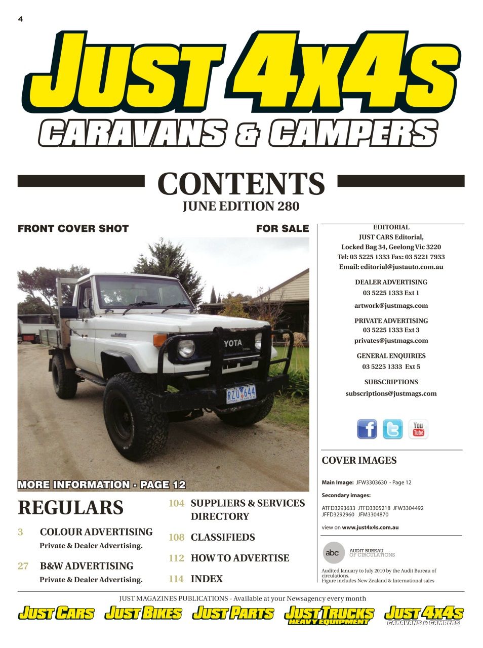 JUST 4X4S Preview Pages