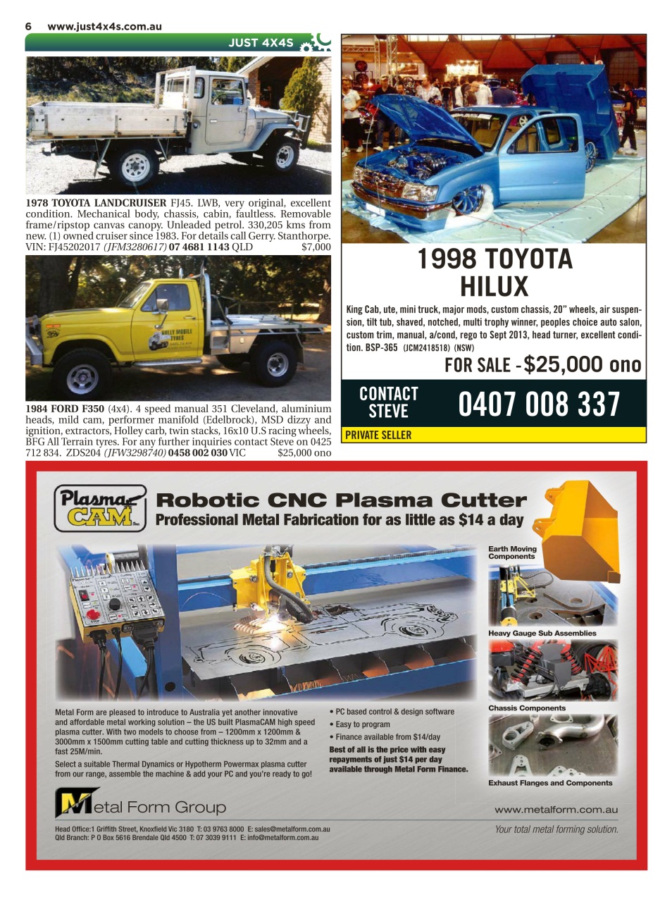 JUST 4X4S Preview Pages