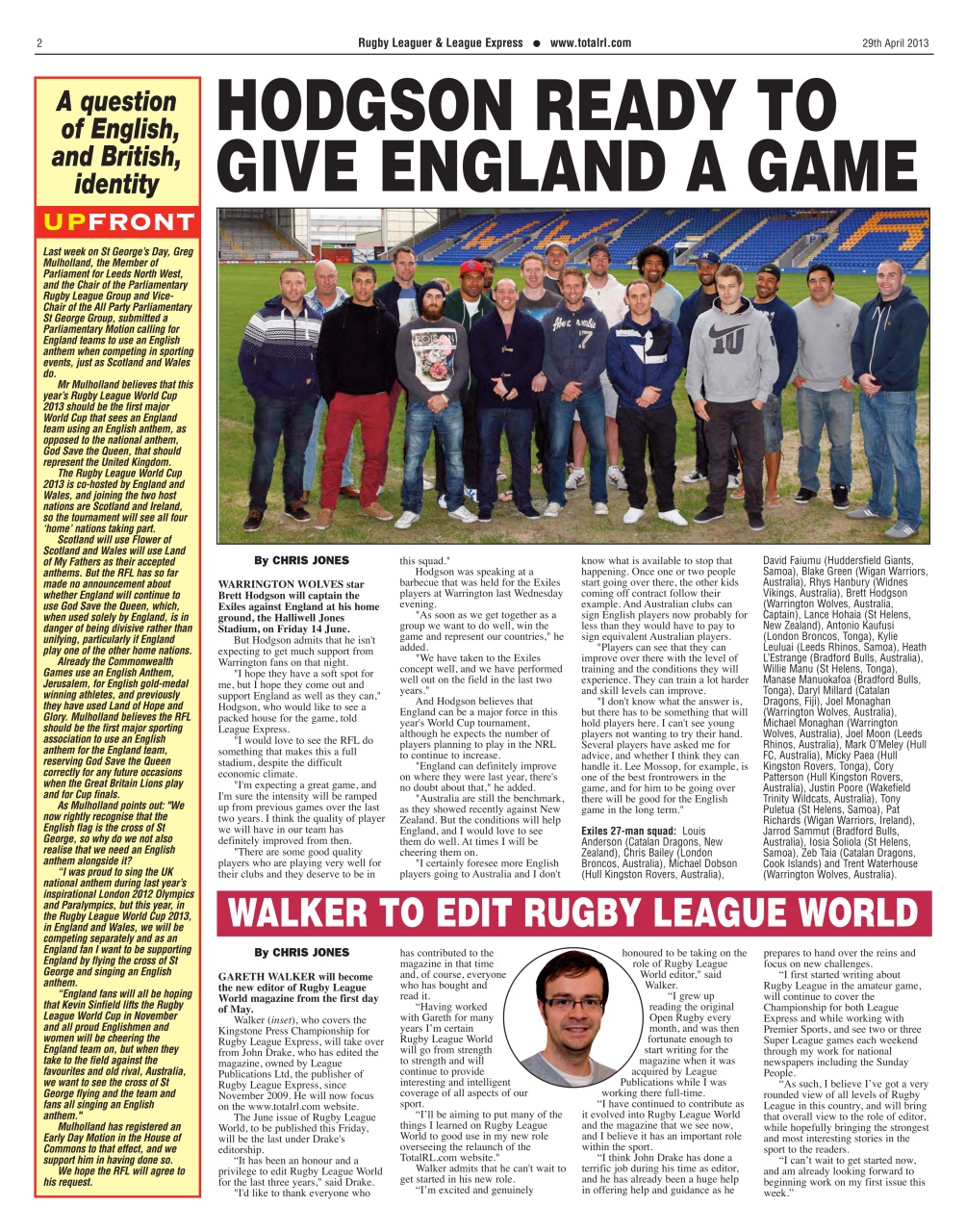 League Express Preview Pages