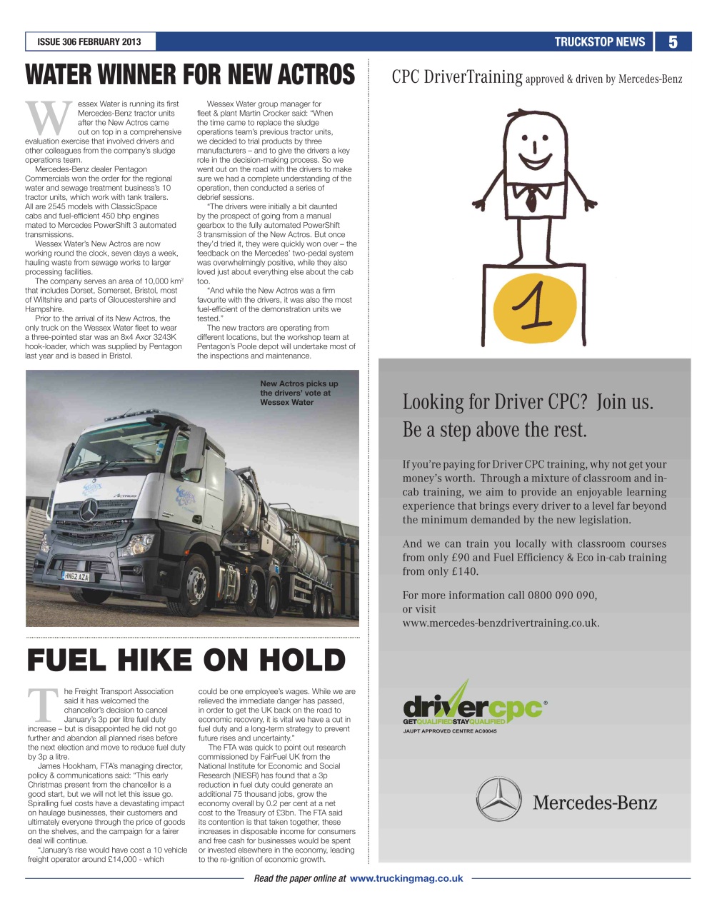 Truckstop News Preview Pages