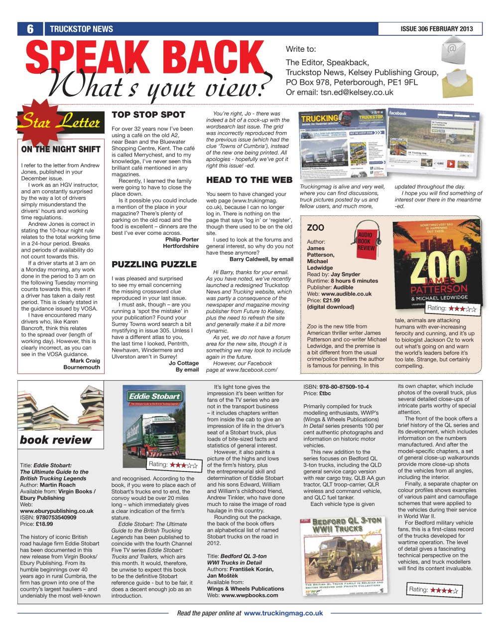 Truckstop News Preview Pages