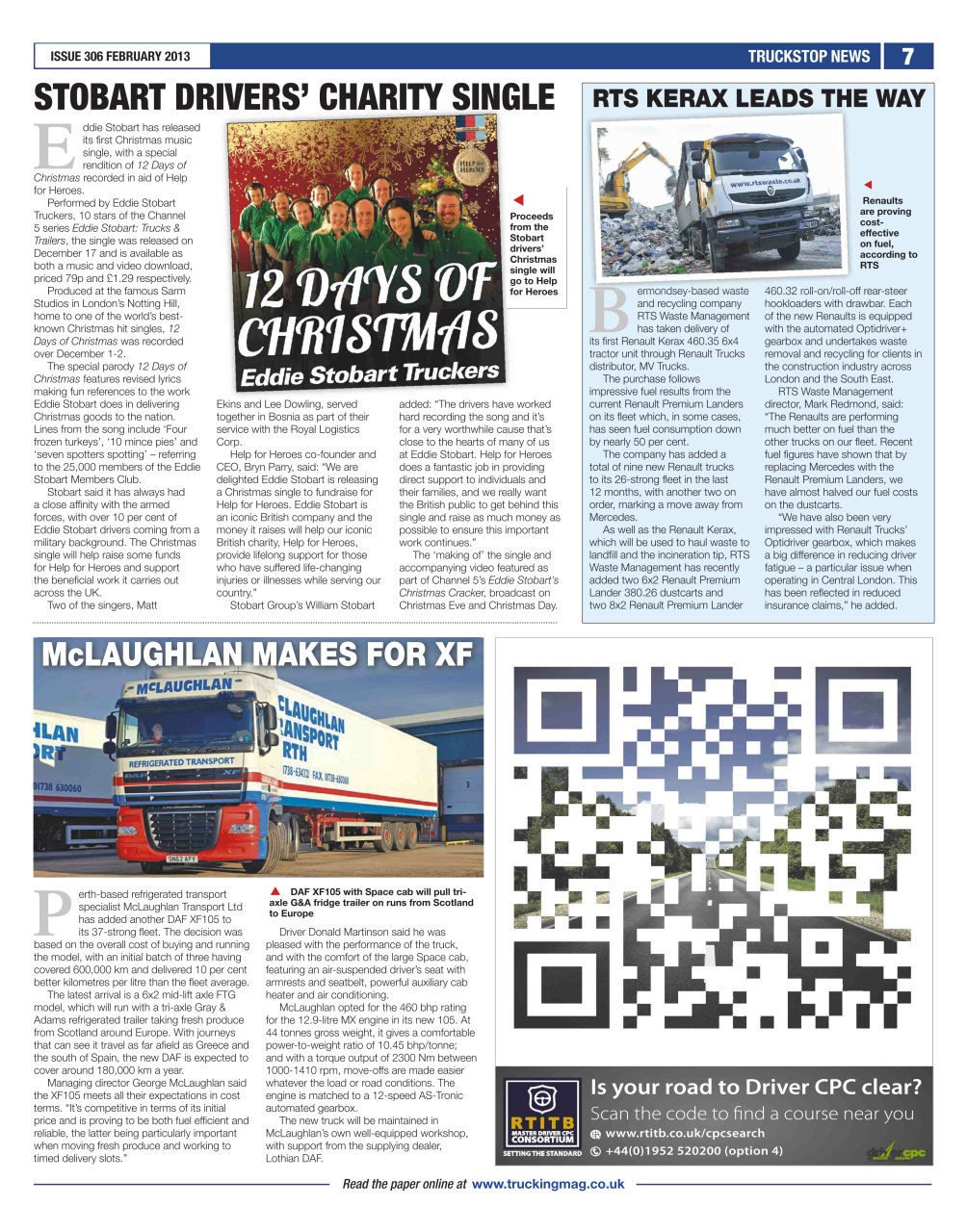 Truckstop News Preview Pages