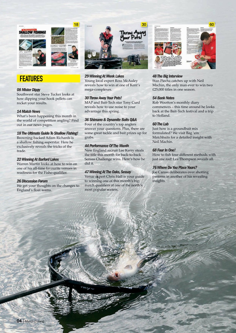 Match Fishing Preview Pages