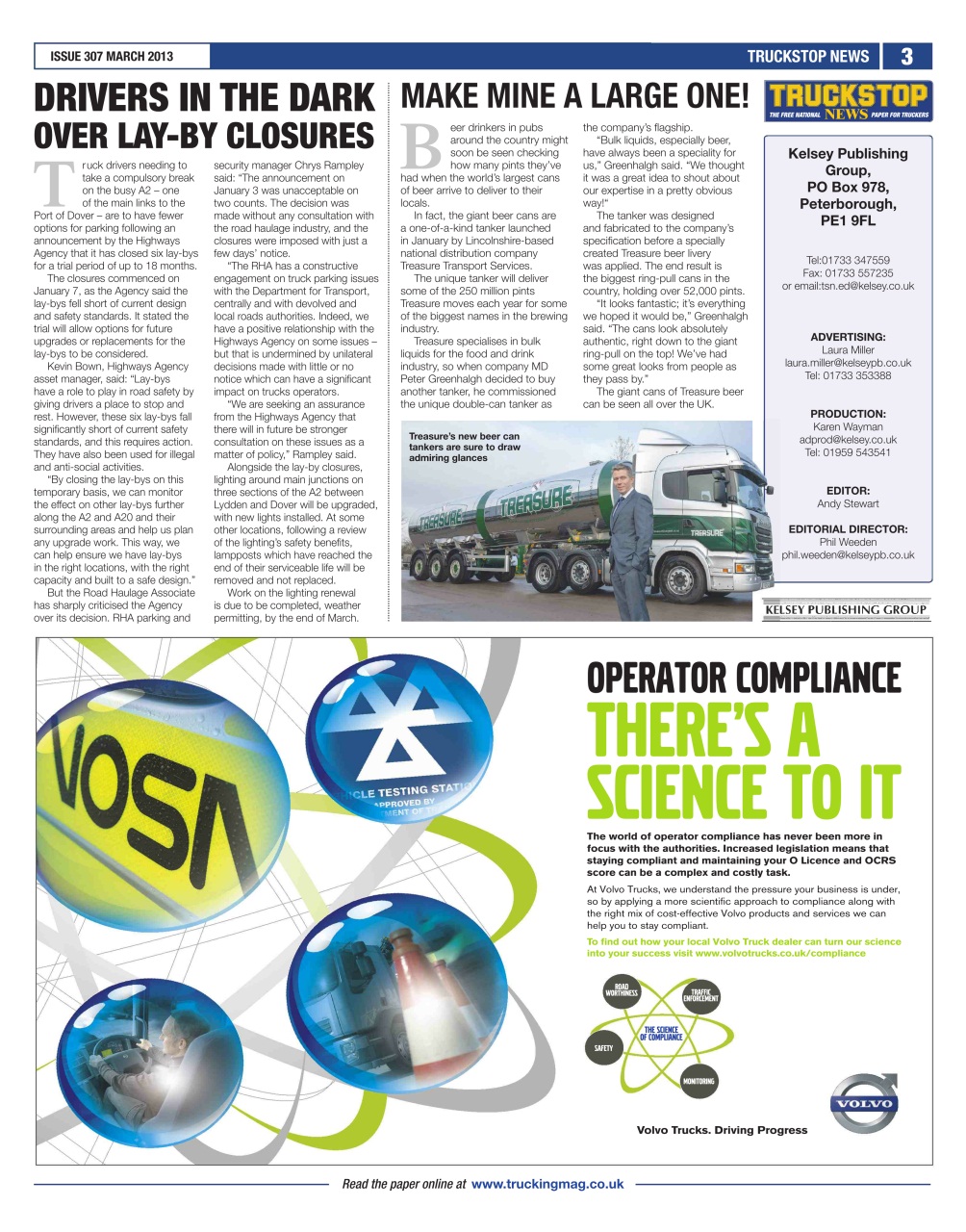 Truckstop News Preview Pages