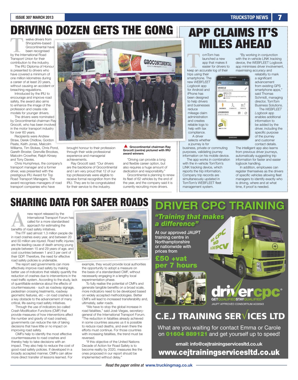 Truckstop News Preview Pages