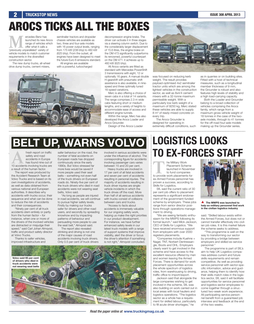 Truckstop News Preview Pages
