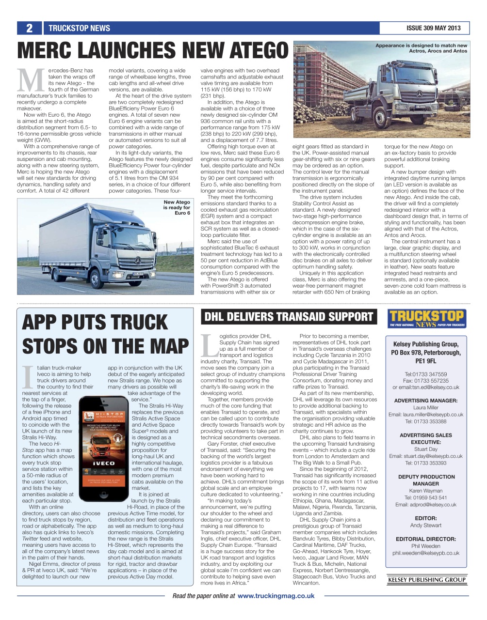 Truckstop News Preview Pages