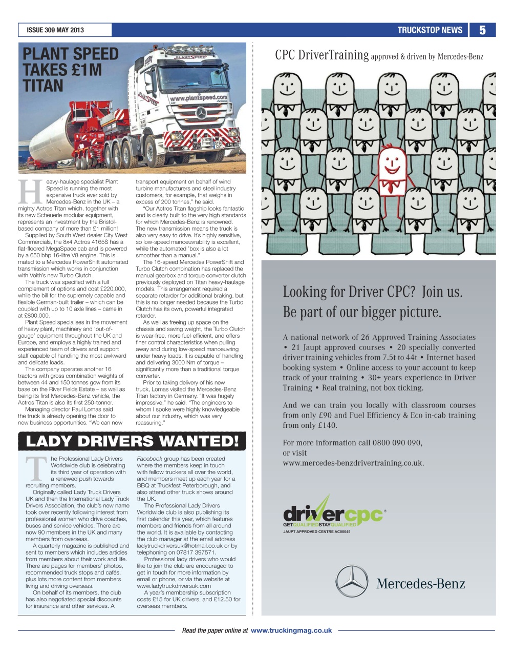 Truckstop News Preview Pages