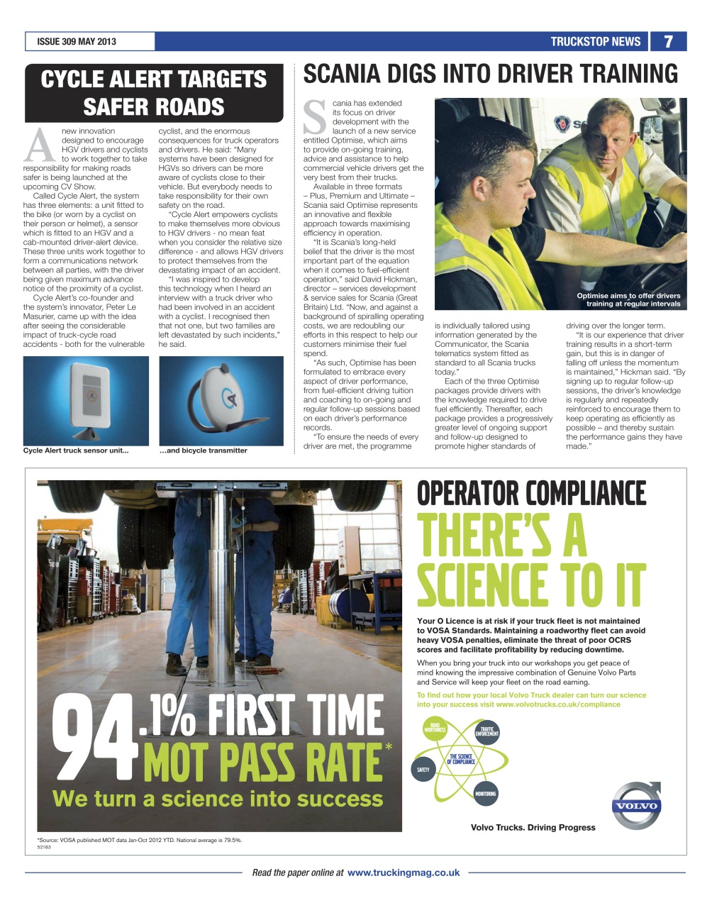 Truckstop News Preview Pages