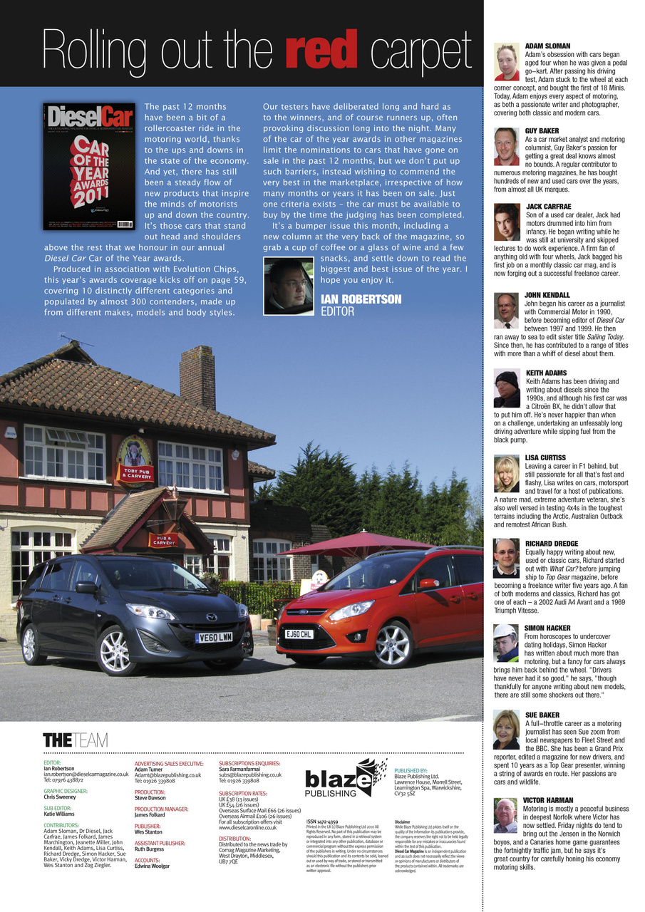 Diesel&EcoCar Magazine Preview Pages