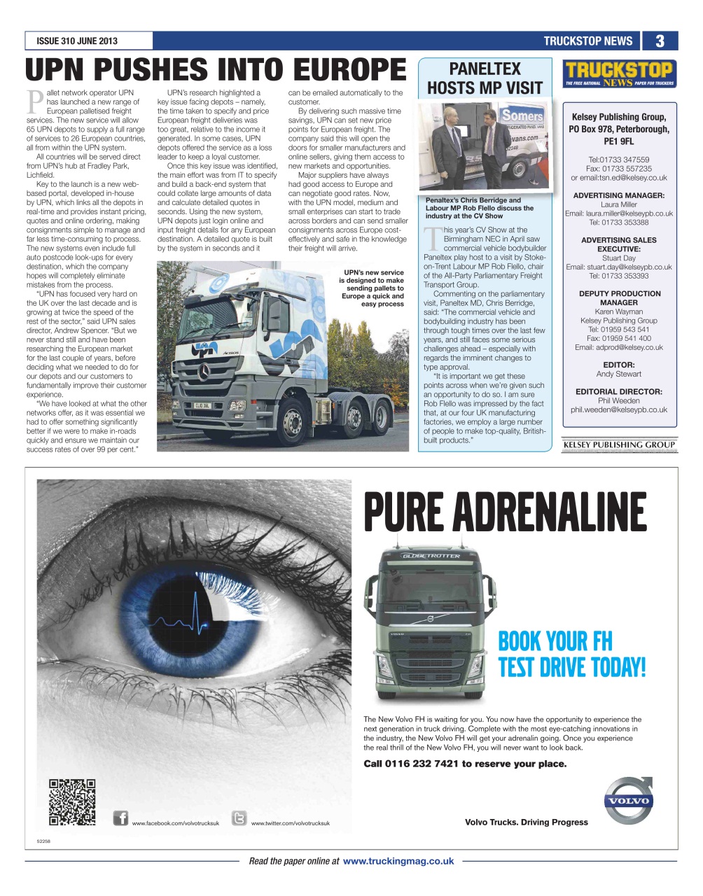 Truckstop News Preview Pages