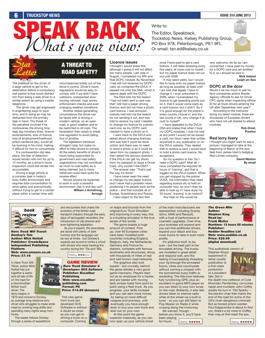 Truckstop News Preview Pages