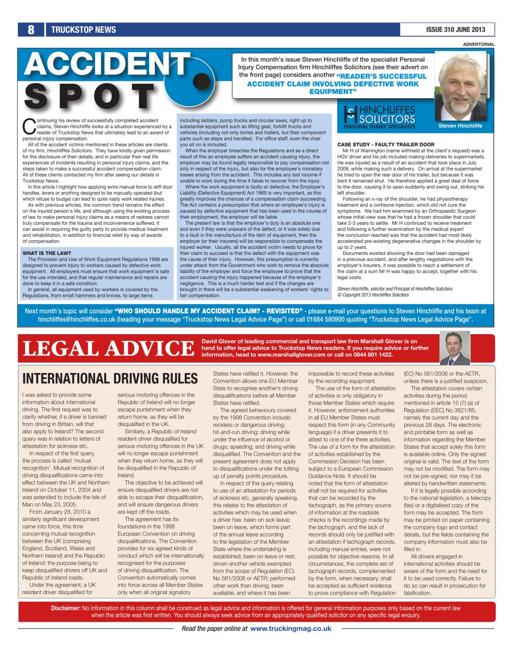 Truckstop News Preview Pages