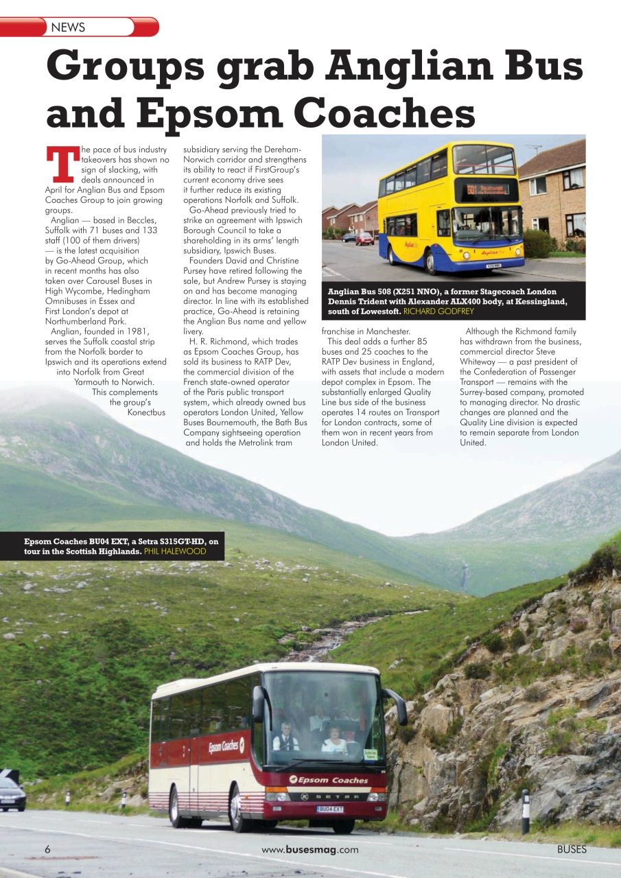Buses Magazine Preview Pages